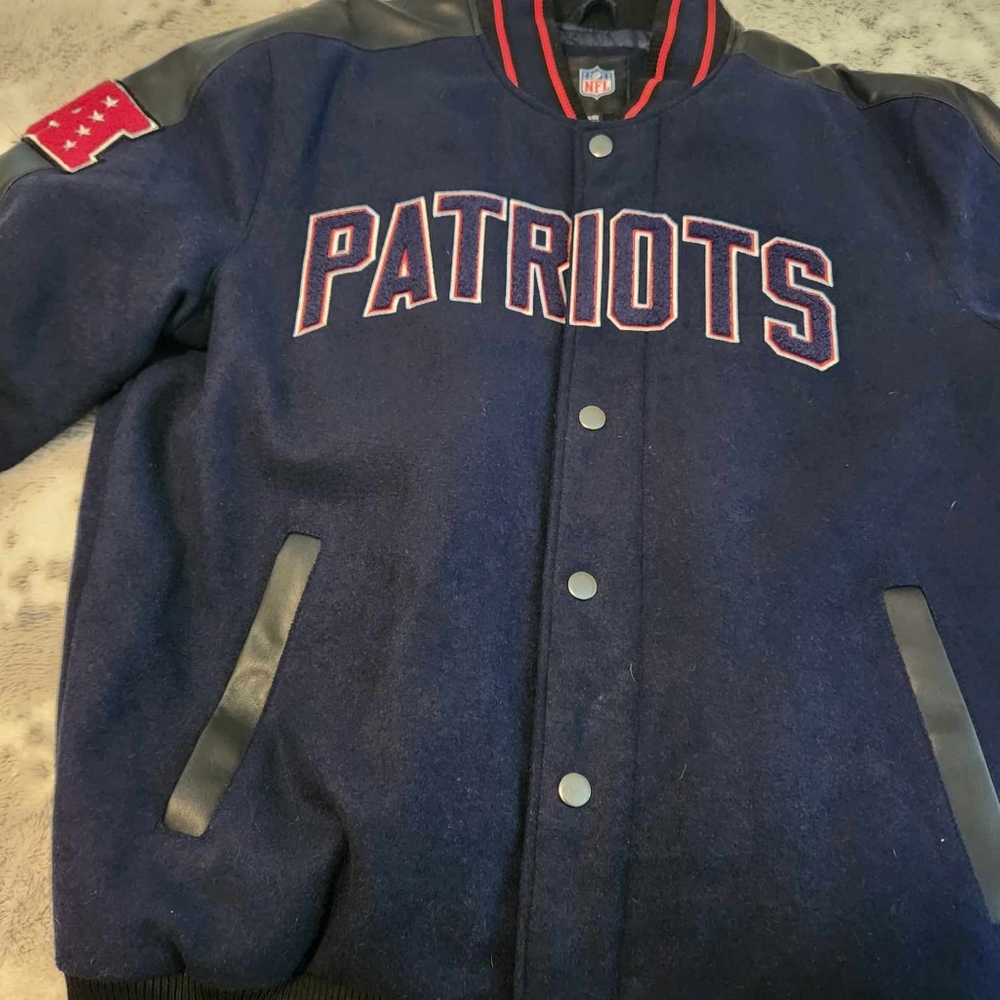 Mens New England Patriots XL Jacket